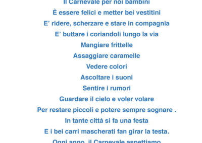 Poesie scuola primaria Borgo San Pietro