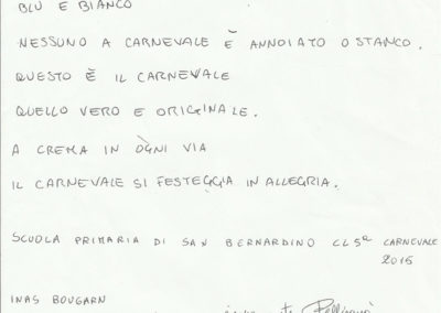 Poesie scuola primaria San Bernardino