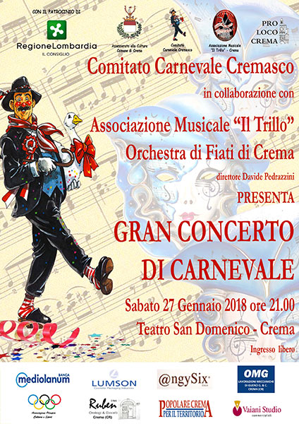 Concerto di carnevale 2018