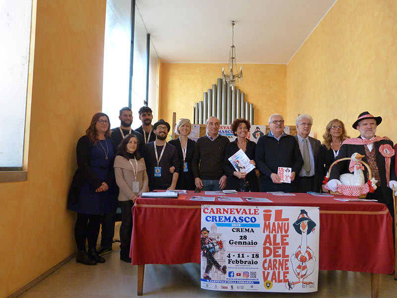 Conferenza stampa carnevale cremasco 2018