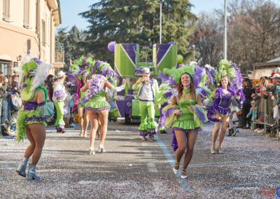 Il gruppo "The tropical dream show" al carnevale di Crema 2023