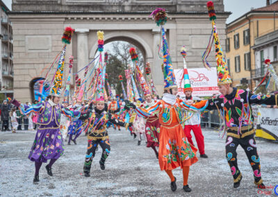 I ballerini del "Gruppo folcloristico Pavullese" al carnevale di Crema 2023