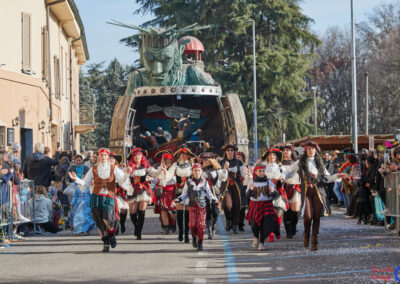 I pirati del gruppo "Barabet" al carnevale di Crema 2023